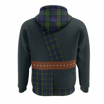 Gunn Tartan Crest Hoodie Kilt Costume Style