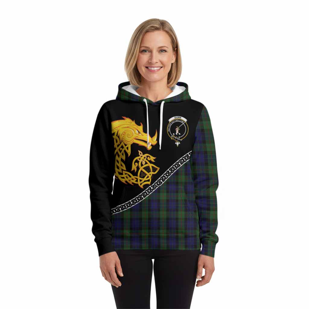 Gunn Tartan Crest Hoodie Legendary Dragon Knot Half Style