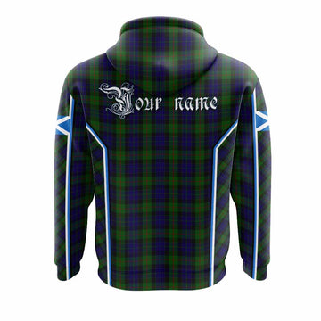 Gunn Tartan Crest Hoodie Scotland Coat of Arm Flag Style
