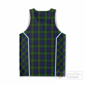 Gunn Tartan Crest Men Tank Top Scotland Coat of Arm Flag Style - Tartan Vibes Clothing