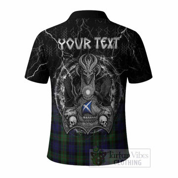 Gunn Tartan Crest Polo Shirt Celtic Odin's Raven Legacy