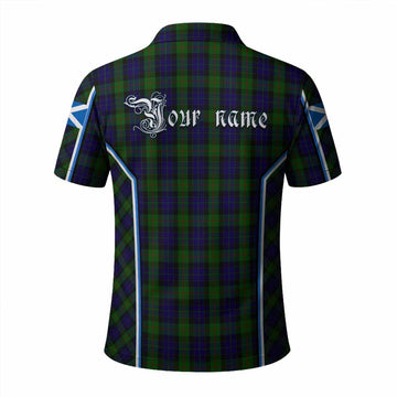 Gunn Tartan Crest Polo Shirt Scotland Coat of Arm Flag Style - Tartan Vibes Clothing