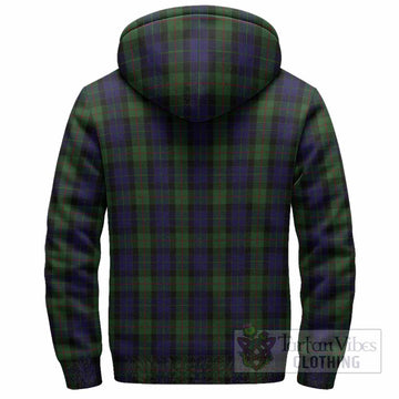 Gunn Tartan Crest Sherpa Hoodie Ferocious Lion Style