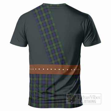 Gunn Tartan Crest T-Shirt Kilt Costume Style