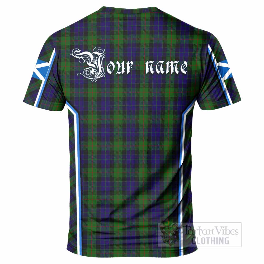 Gunn Tartan Crest T-shirt Scotland Coat of Arm Flag Style - Tartan Vibes Clothing