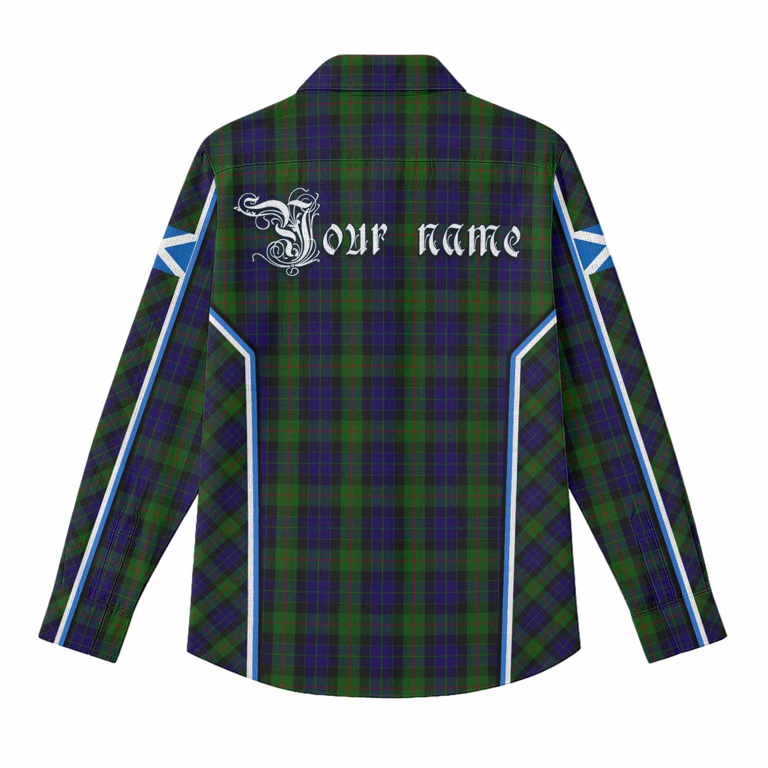 Gunn Tartan Crest Women Casual Shirt Scotland Coat of Arm Flag Style - Tartan Vibes Clothing