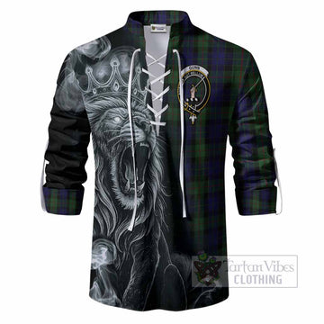 Gunn Tartan Ghillie Shirt Roaring Lion Heritage