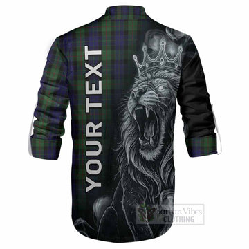 Gunn Tartan Ghillie Shirt Roaring Lion Heritage