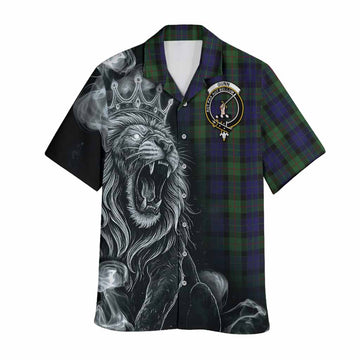 Gunn Tartan Hawaiian Shirt Roaring Lion Heritage