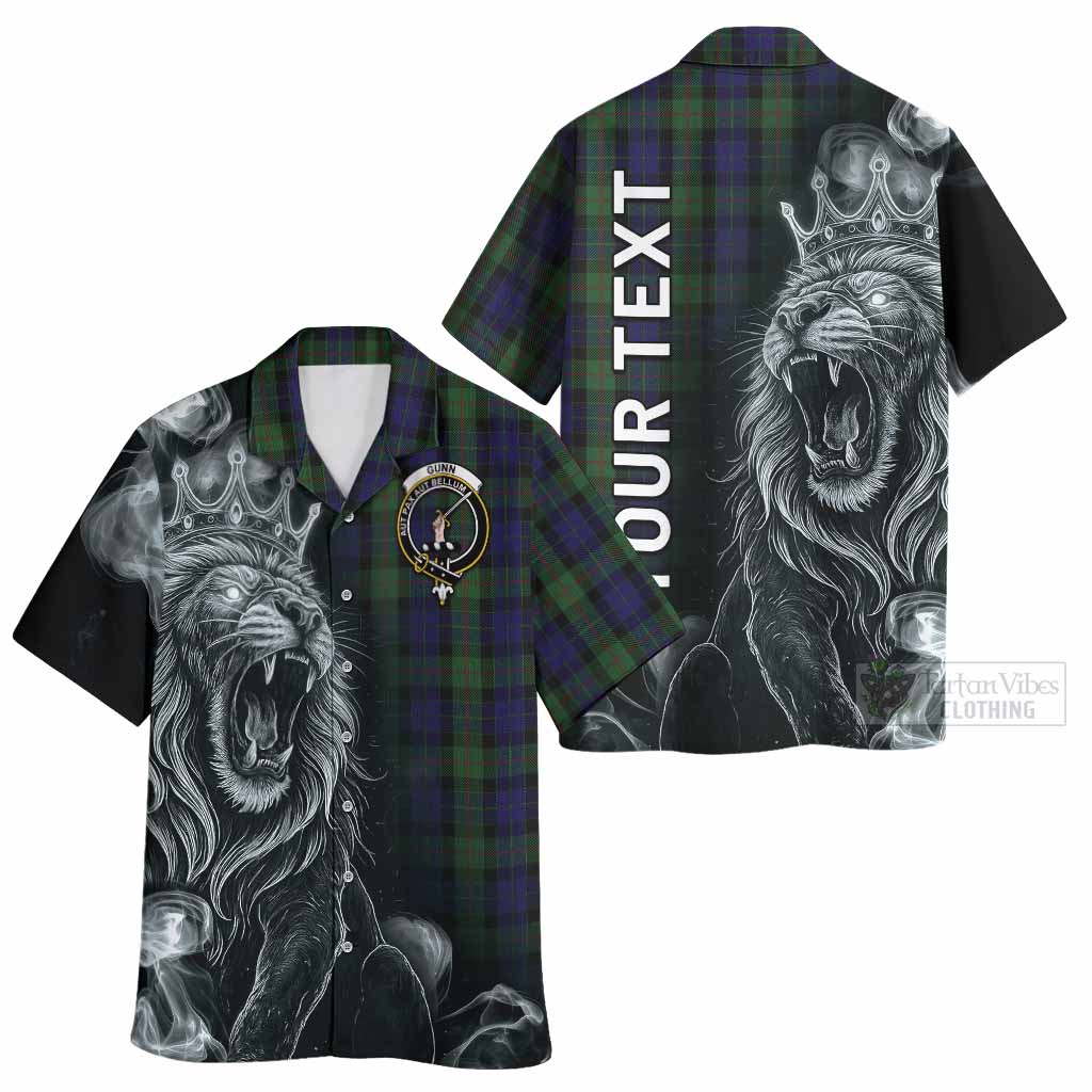 Gunn Tartan Hawaiian Shirt Roaring Lion Heritage