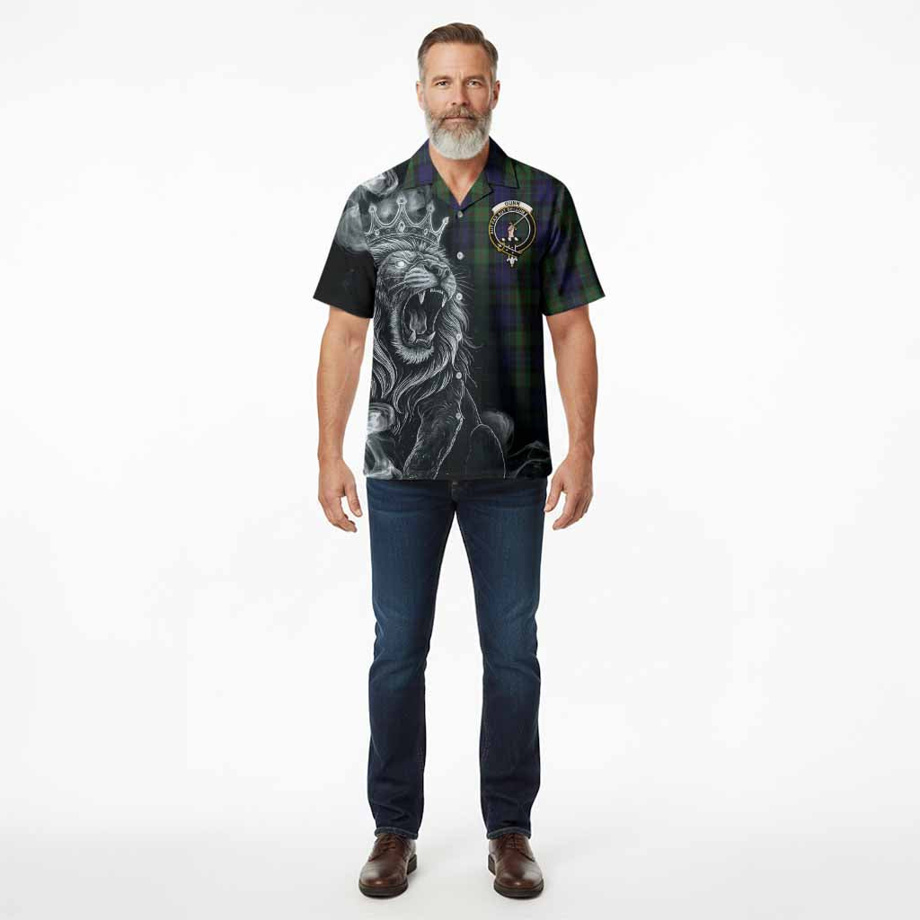 Gunn Tartan Hawaiian Shirt Roaring Lion Heritage
