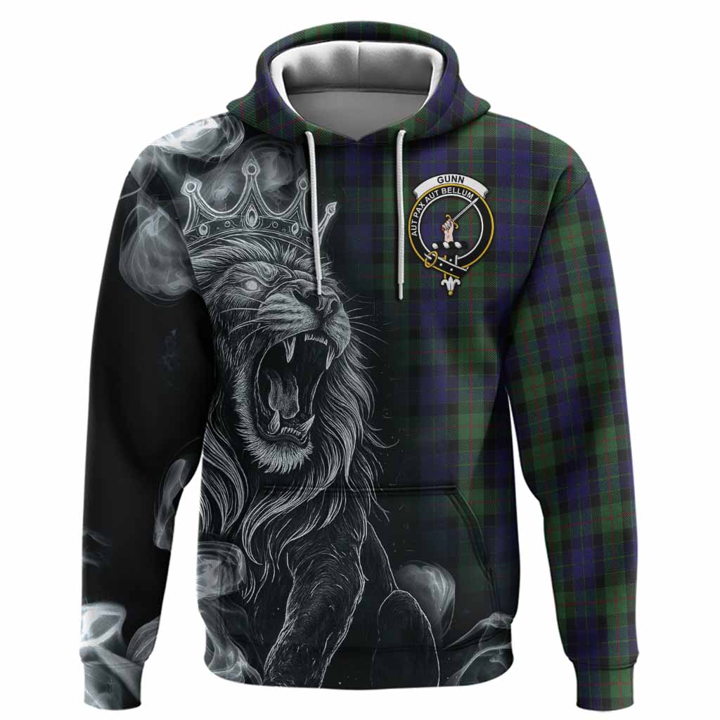 Gunn Tartan Hoodie Roaring Lion Heritage