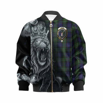 Gunn Tartan Kid Bomber Jacket Roaring Lion Heritage