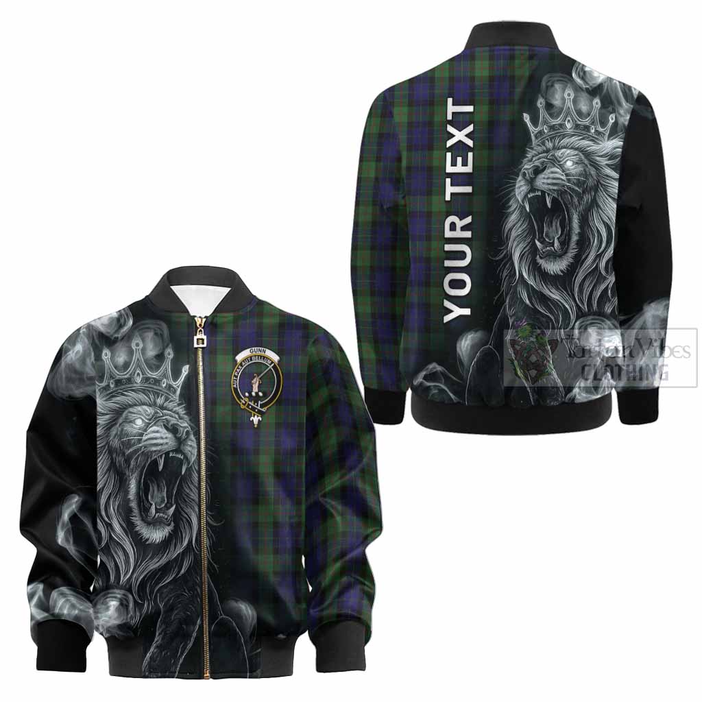 Gunn Tartan Kid Bomber Jacket Roaring Lion Heritage