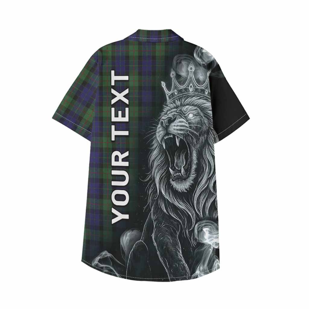 Gunn Tartan Kid Hawaiian Shirt Roaring Lion Heritage