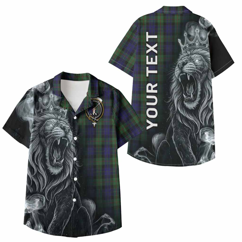 Gunn Tartan Kid Hawaiian Shirt Roaring Lion Heritage