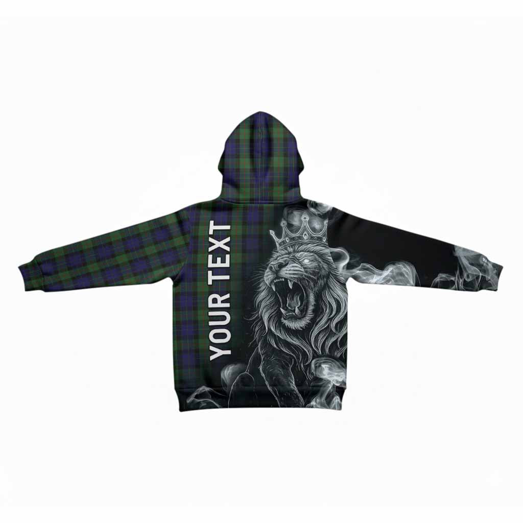 Gunn Tartan Kid Hoodie Roaring Lion Heritage