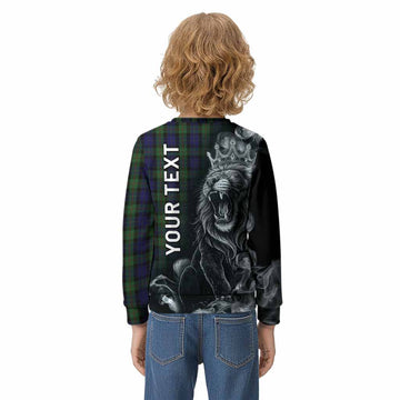 Gunn Tartan Kid Knitted Sweatshirt Roaring Lion Heritage