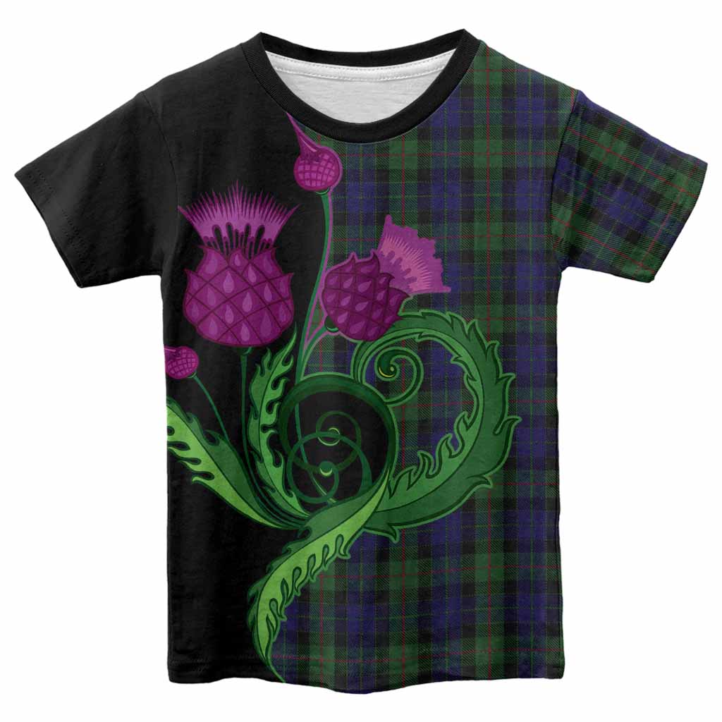 Gunn Tartan Kid T-shirt Traditional Scottish Thistle