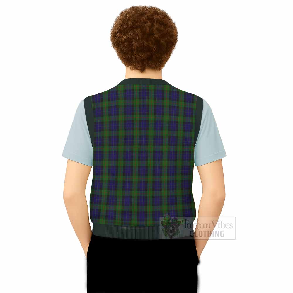Gunn Tartan Knitted V-Neck Vest - Tartan Vibes Clothing
