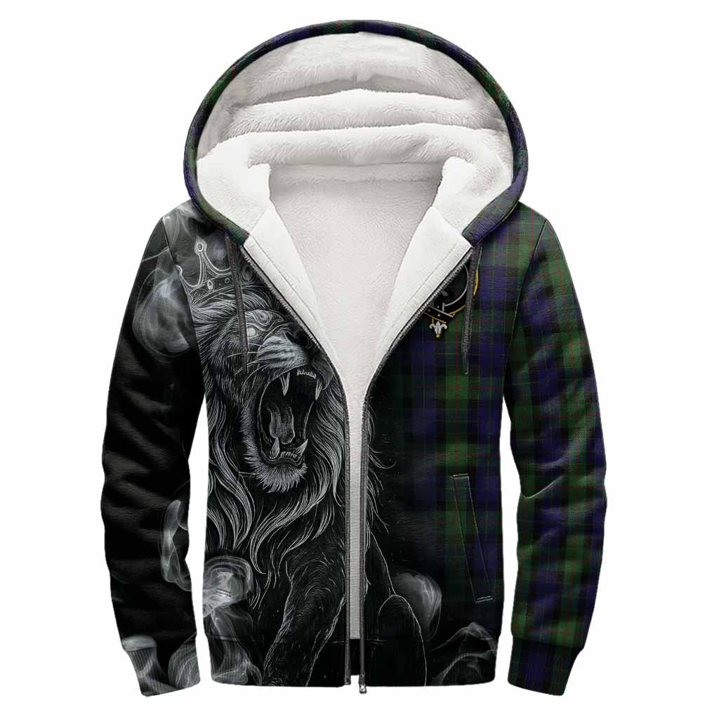 Gunn Tartan Sherpa Hoodie Roaring Lion Heritage
