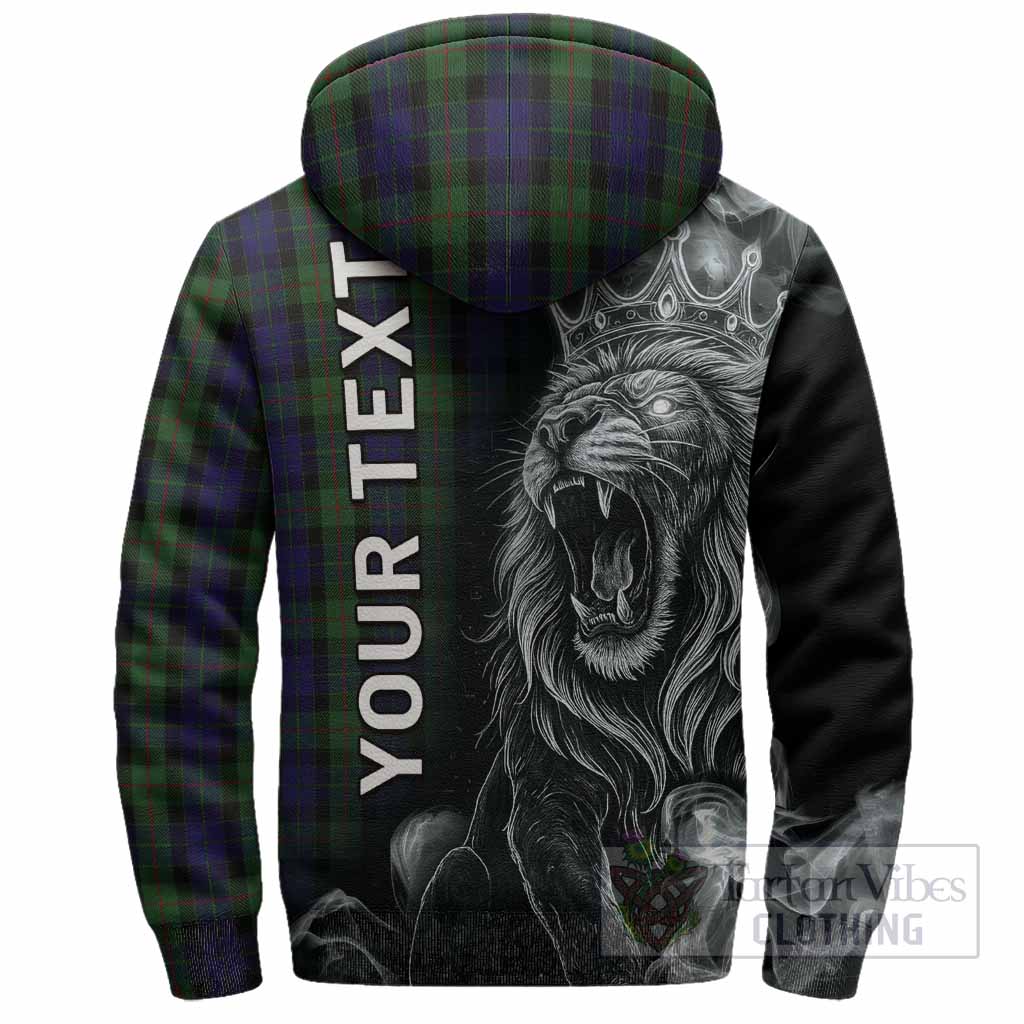 Gunn Tartan Sherpa Hoodie Roaring Lion Heritage