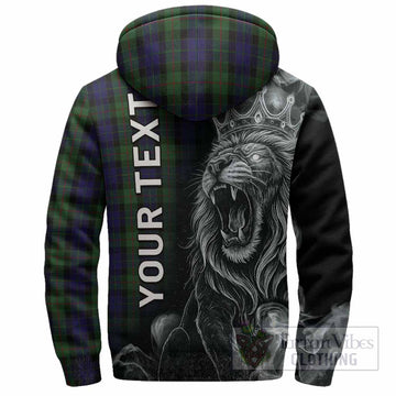 Gunn Tartan Sherpa Hoodie Roaring Lion Heritage