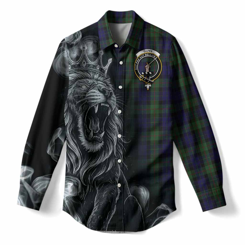 Gunn Tartan Women Casual Shirt Roaring Lion Heritage