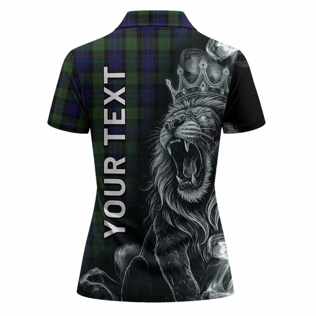 Gunn Tartan Women Polo Shirt Roaring Lion Heritage