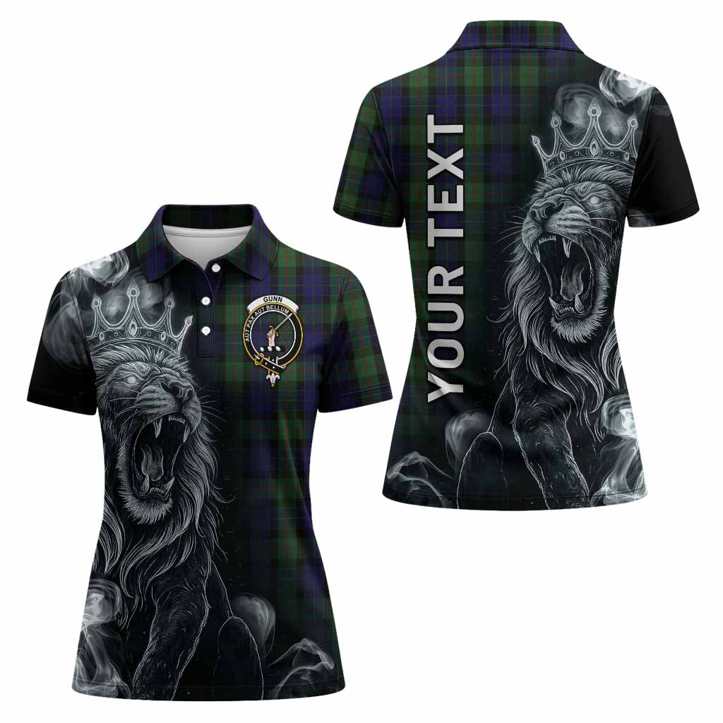 Gunn Tartan Women Polo Shirt Roaring Lion Heritage