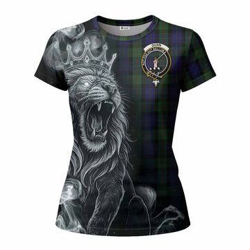 Gunn Tartan Women T shirt Roaring Lion Heritage