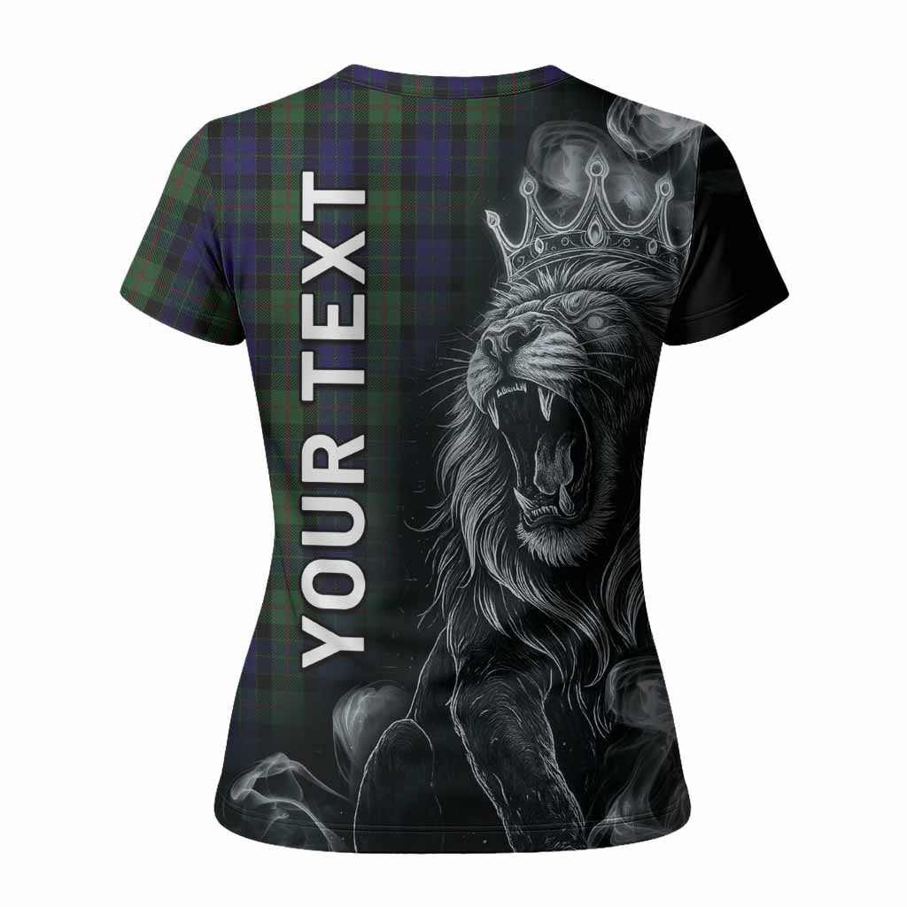 Gunn Tartan Women T shirt Roaring Lion Heritage