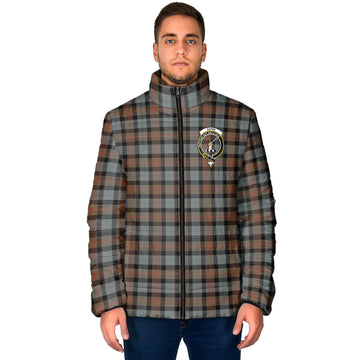 Gunn Weathered Tartan Padded Jacket with Family Crest