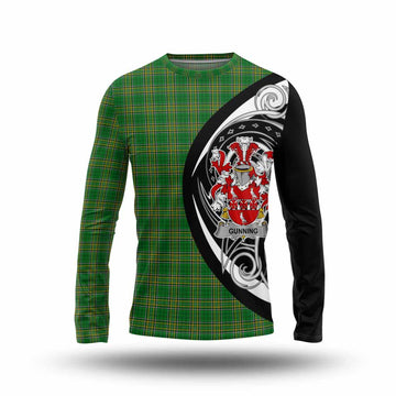 Gunning Irish Clan Long Sleeve T-Shirt Celtic Circle Style
