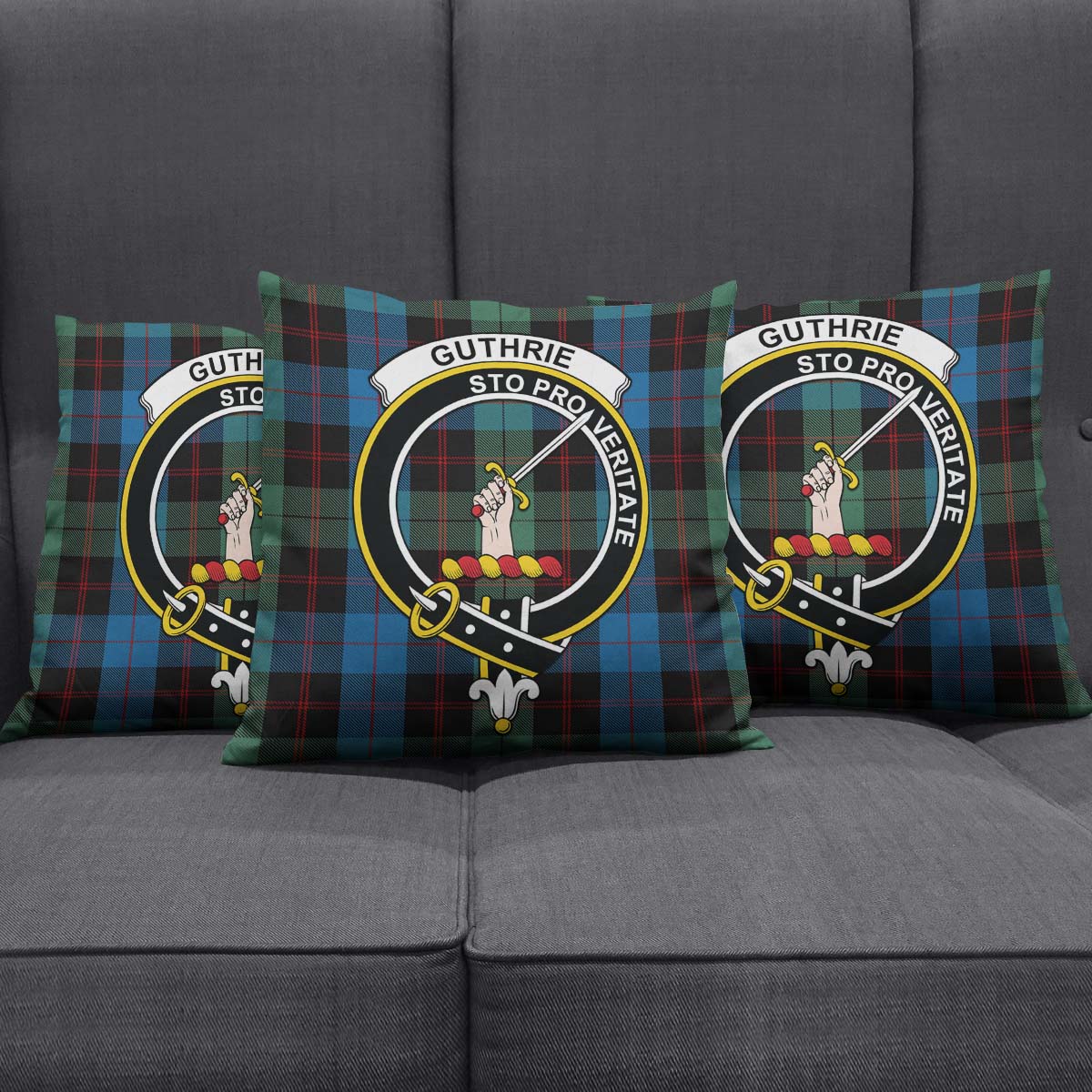 Guthrie Family Tartan - 2D Unisex Hoodie