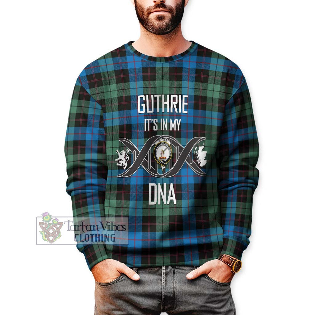 Guthrie Tartan Sweatshirt with Family Crest DNA In Me Style Unisex - Tartan Vibes Clothing
