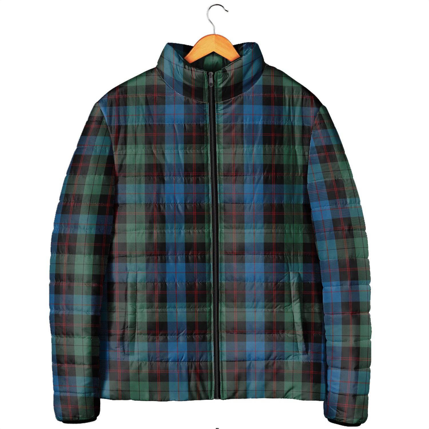 Guthrie Tartan Padded Jacket Men's Padded Jacket - Tartan Vibes Clothing