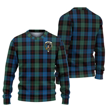 Guthrie Tartan Ugly Sweater with Family Crest Unisex - Tartan Vibes Clothing