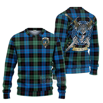 Guthrie Tartan Ugly Sweater with Family Crest Celtic Skull Style Unisex - Tartan Vibes Clothing