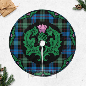 Guthrie Tartan Christmas Tree Skirt Scottish Thistle Style Casual Tree Skirts - Tartan Vibes Clothing