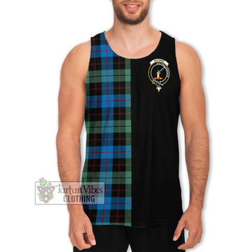 Guthrie Tartan Men's Tank Top with Family Crest and Half Of Me Style Men - Tartan Vibes Clothing