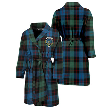 Guthrie Tartan Bathrobe with Family Crest Unisex S - Tartan Vibes Clothing