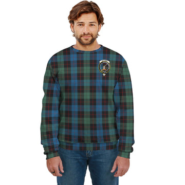 Guthrie Tartan Sweatshirt with Family Crest Unisex - Tartan Vibes Clothing