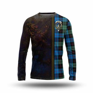 Guthrie Tartan Family Crest Long Sleeve T-Shirt Alba Gu Brath Be Brave Lion Ancient Style Unisex - Tartan Vibes Clothing