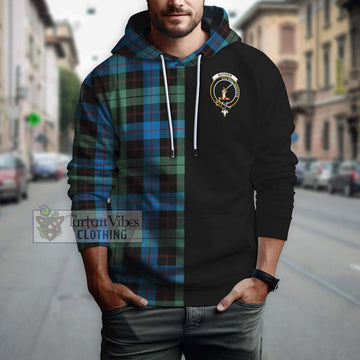 Guthrie Tartan Hoodie with Family Crest and Half Of Me Style