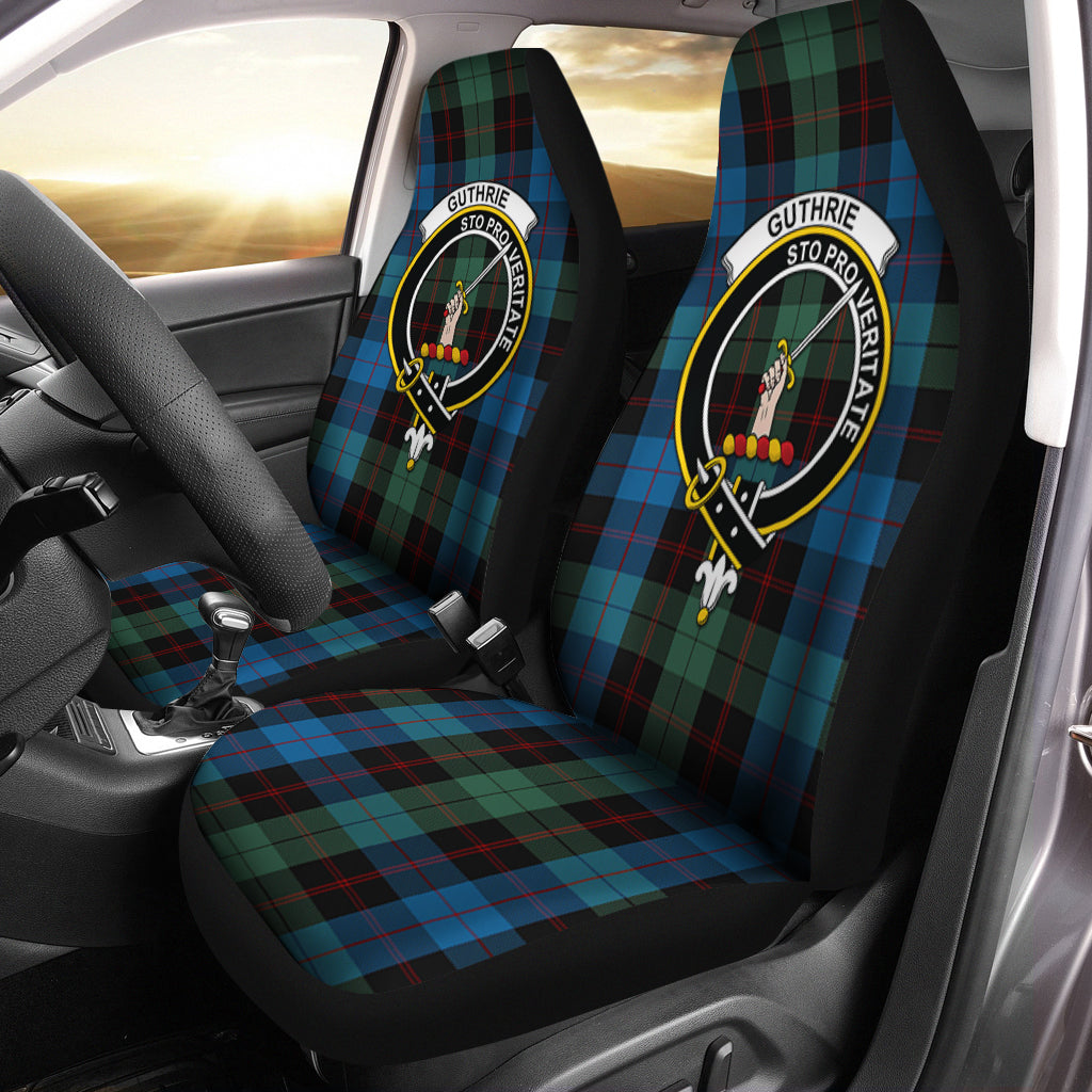 Guthrie Tartan Car Seat Cover with Family Crest One Size - Tartan Vibes Clothing