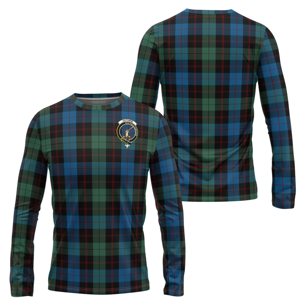 Guthrie Tartan Long Sleeve T-Shirt with Family Crest Unisex - Tartan Vibes Clothing