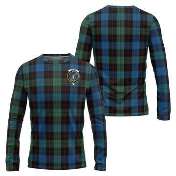 Guthrie Tartan Long Sleeve T-Shirt with Family Crest Unisex - Tartan Vibes Clothing