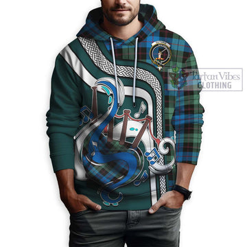 Guthrie Tartan Hoodie with Epic Bagpipe Style