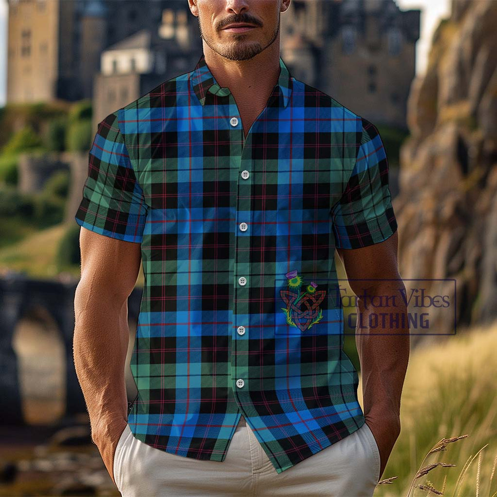 Guthrie Tartan Cotton Hawaiian Shirt Kid - Tartan Vibes Clothing